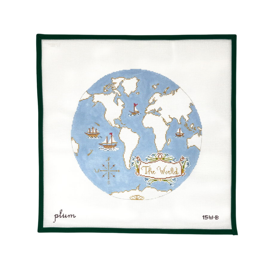 Atlas Pillow in Light Blue