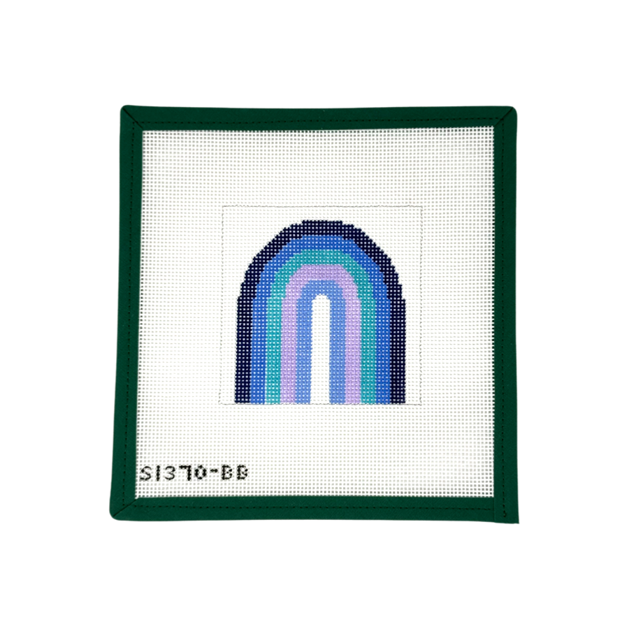 Blue/Blue Rainbow Square