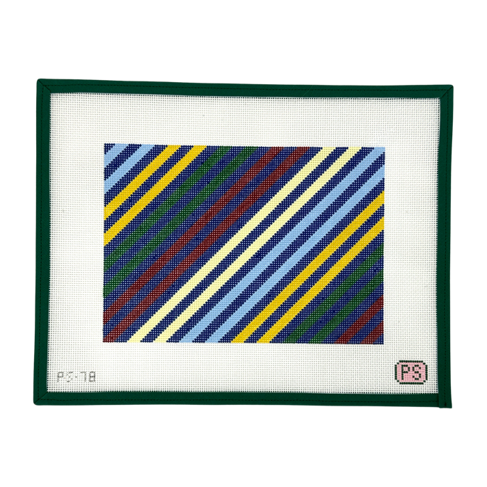 Bow Tie Stripe Clutch