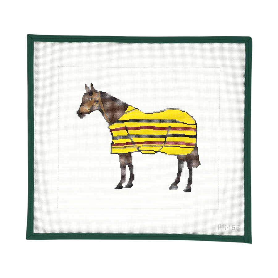 Brown Horse / Yellow Blanket