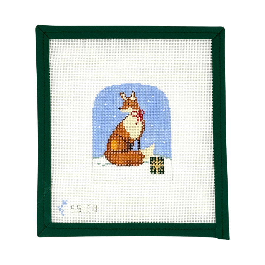 Christmas Forest: Girl Fox with Bow