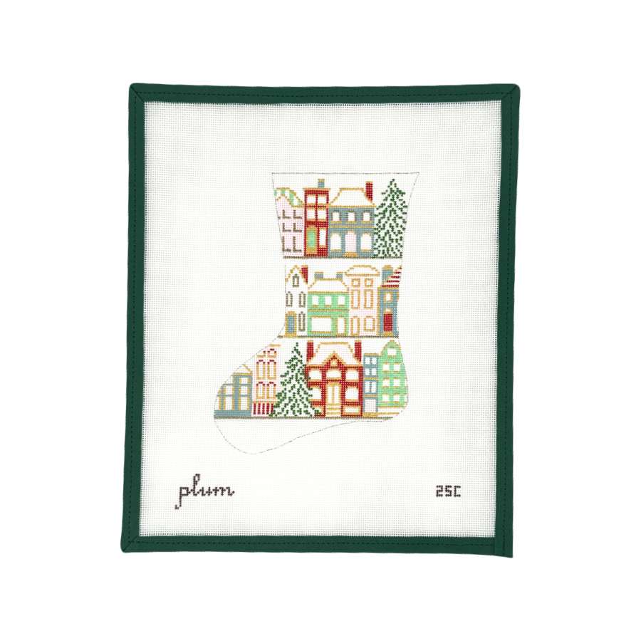 Christmastime in the City Mini Stocking