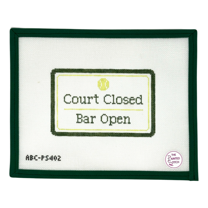 Court Closed, Bar Open - Tennis