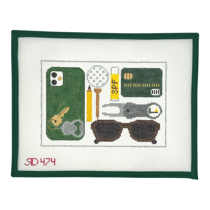 Golfer's Tray - Pocket Contents