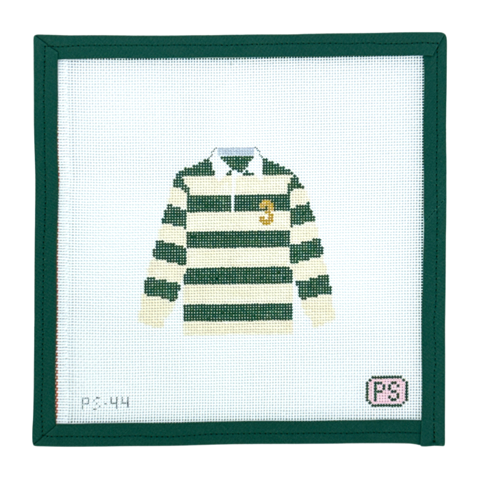 Green & Cream Rugby