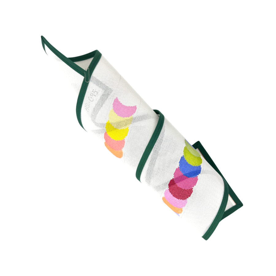 Overlapping Color Bag Strap