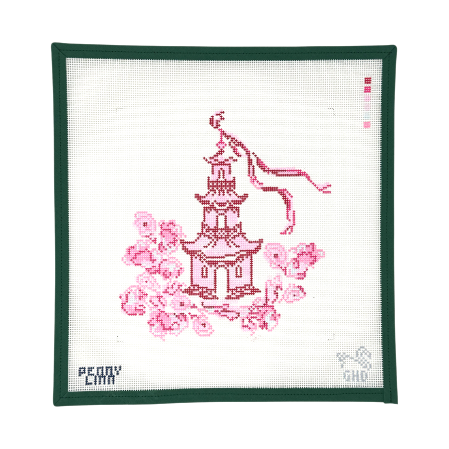 Pink Cherry Blossom Pagoda