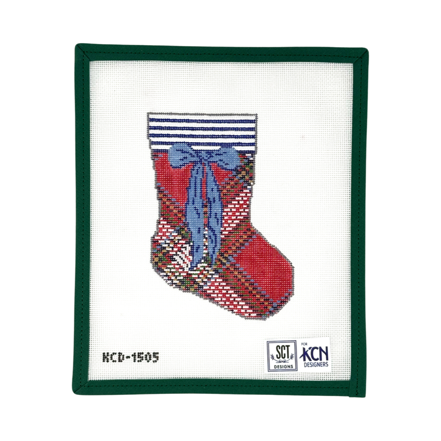 Red Tartan Mini Sock