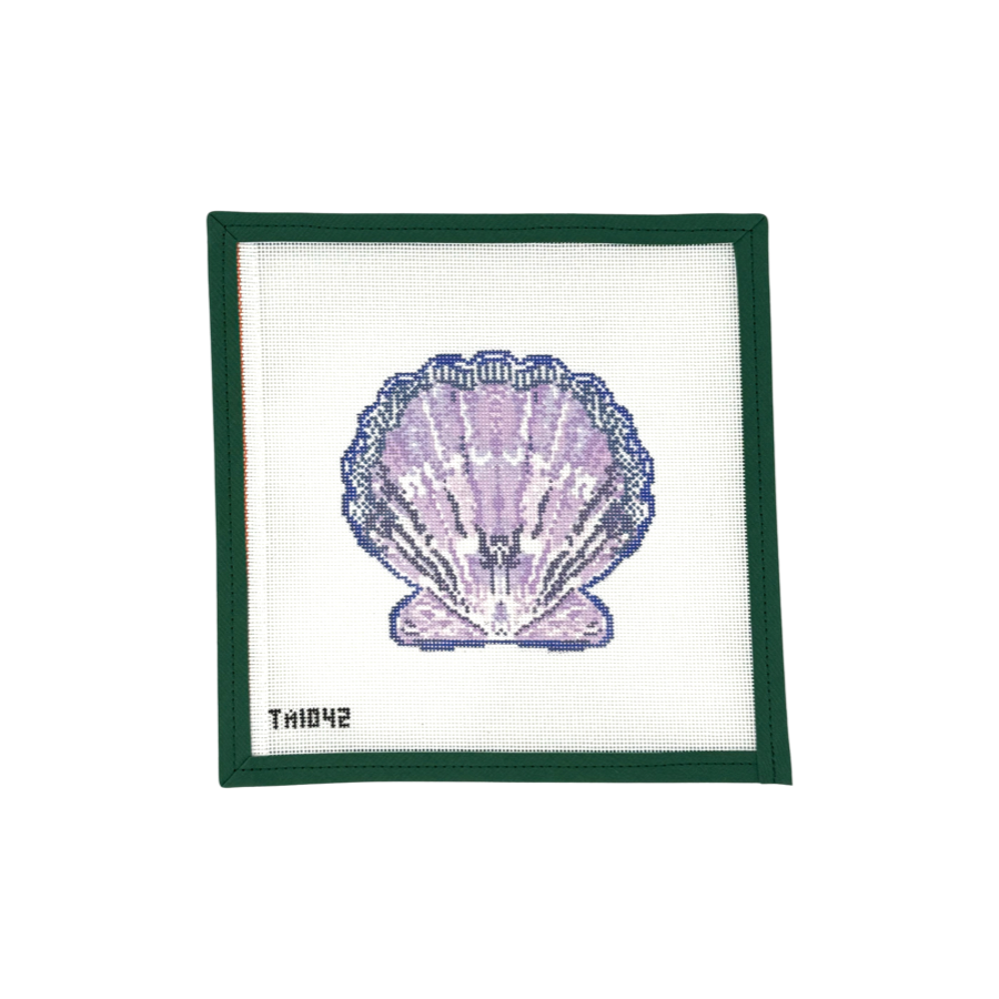 Scallop Ornament - Lavender