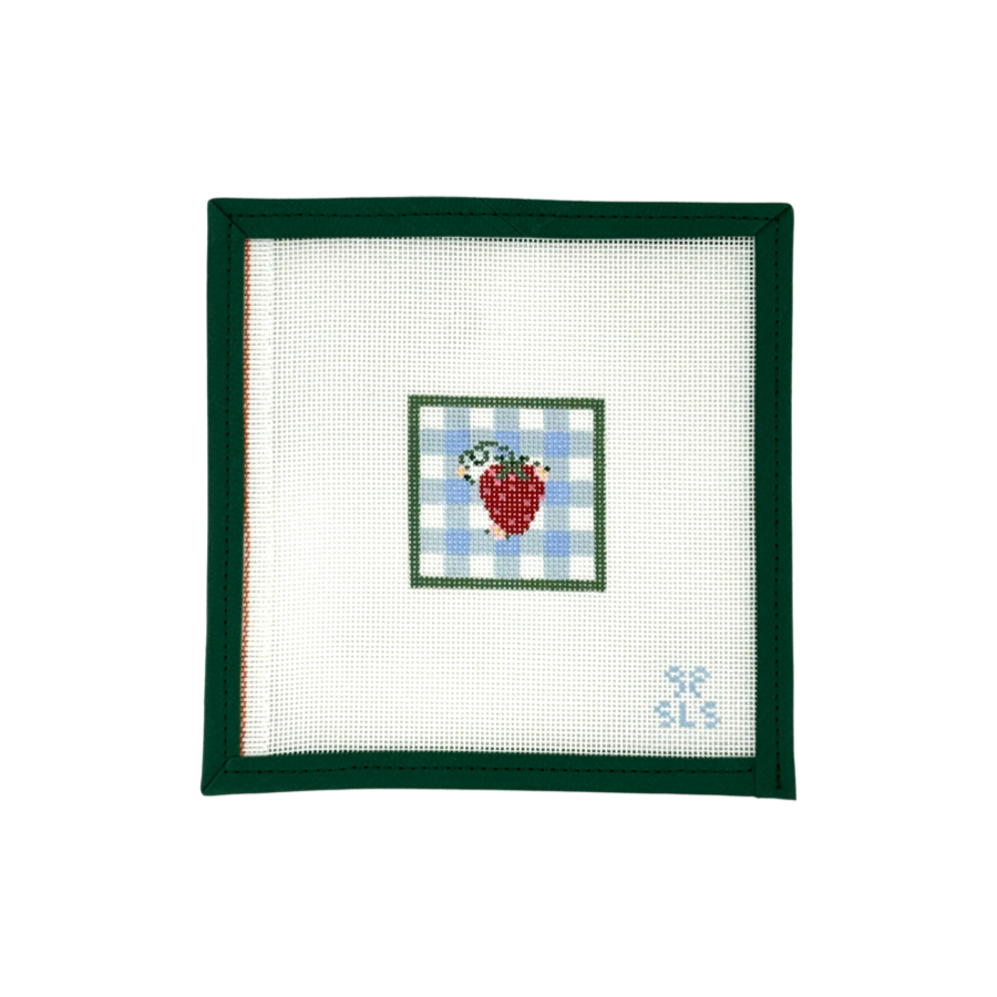 Strawberry & Gingham Mini (Blue)