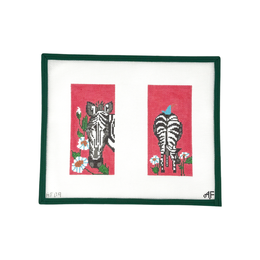Black and White Zebra Eyeglass Case