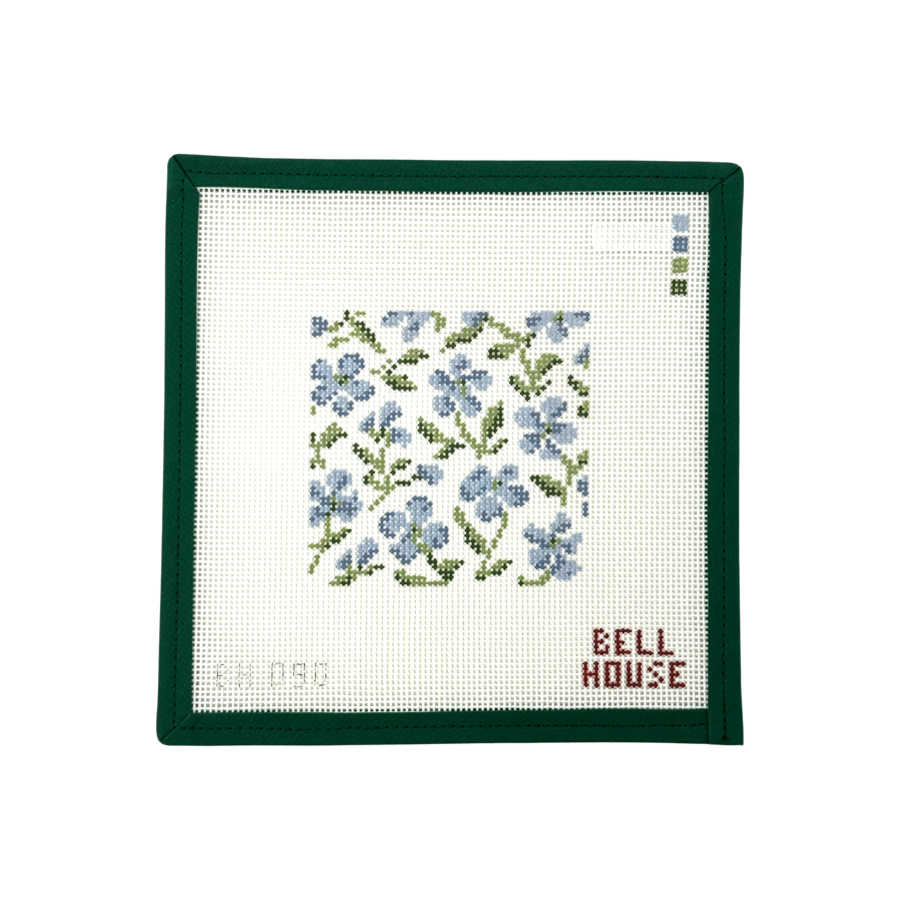 Blue Floral 4"