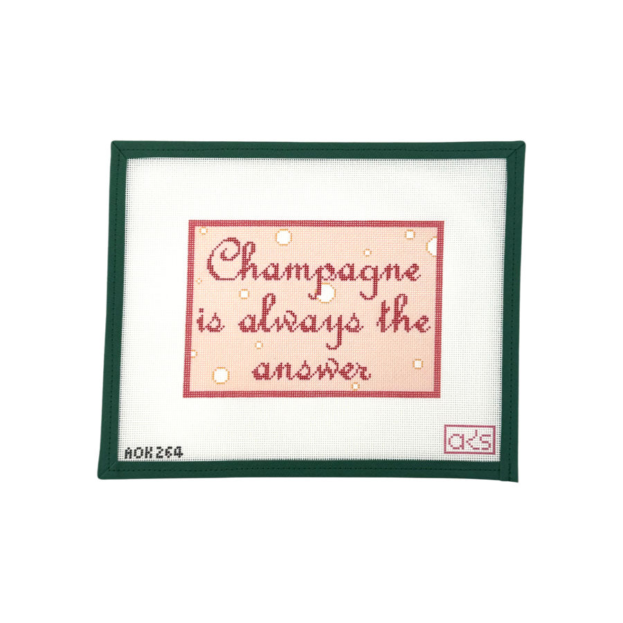 Champagne Is Always The Answer -Pink Bubbles