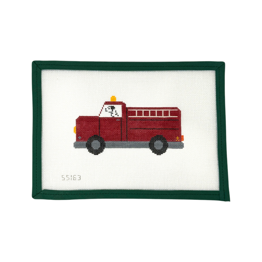 Dalmatian in Fire Truck