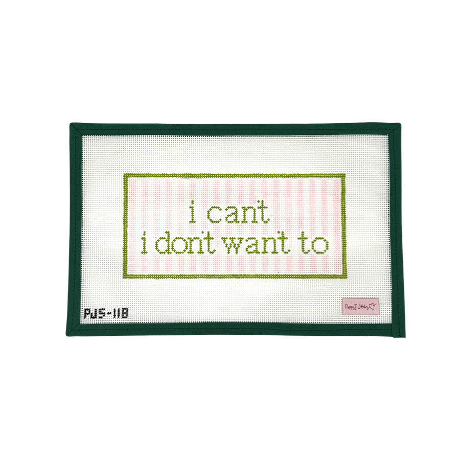 I Can't I Don't Want To