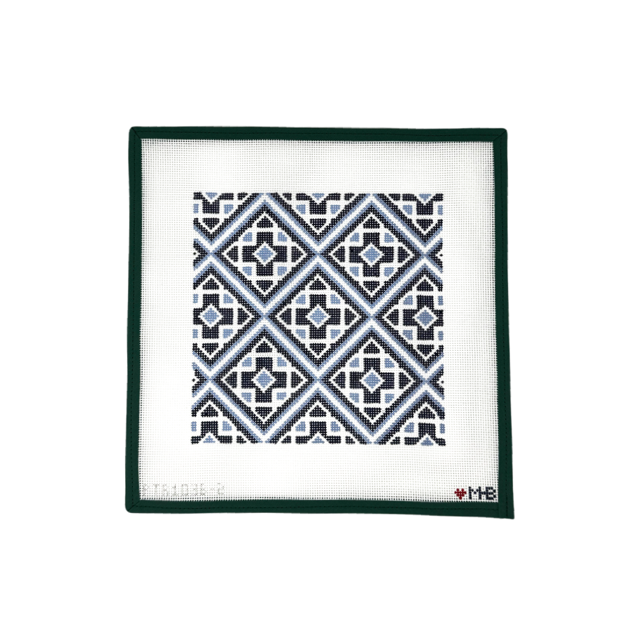 Medallion Tile, Blues