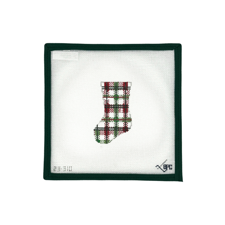 Micro Plaid Stocking