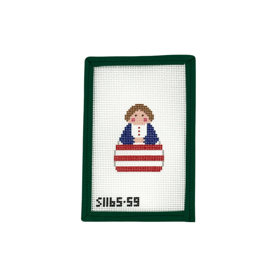 Red White Stripe with Blue Angel