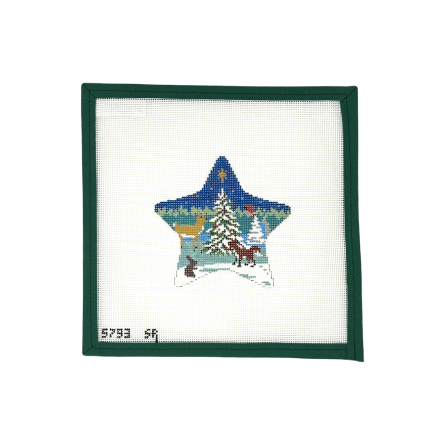 Star, Forest Tree and Animals
